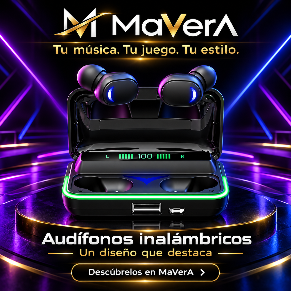AUDIFONOS INALAMBRICOS E10