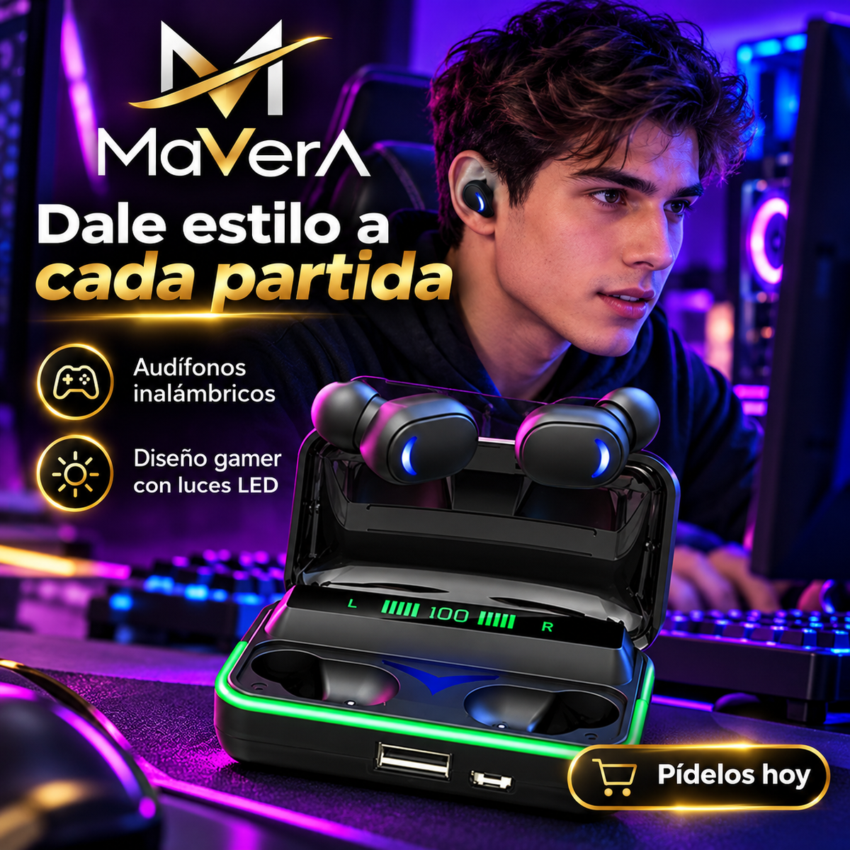 AUDIFONOS INALAMBRICOS E10