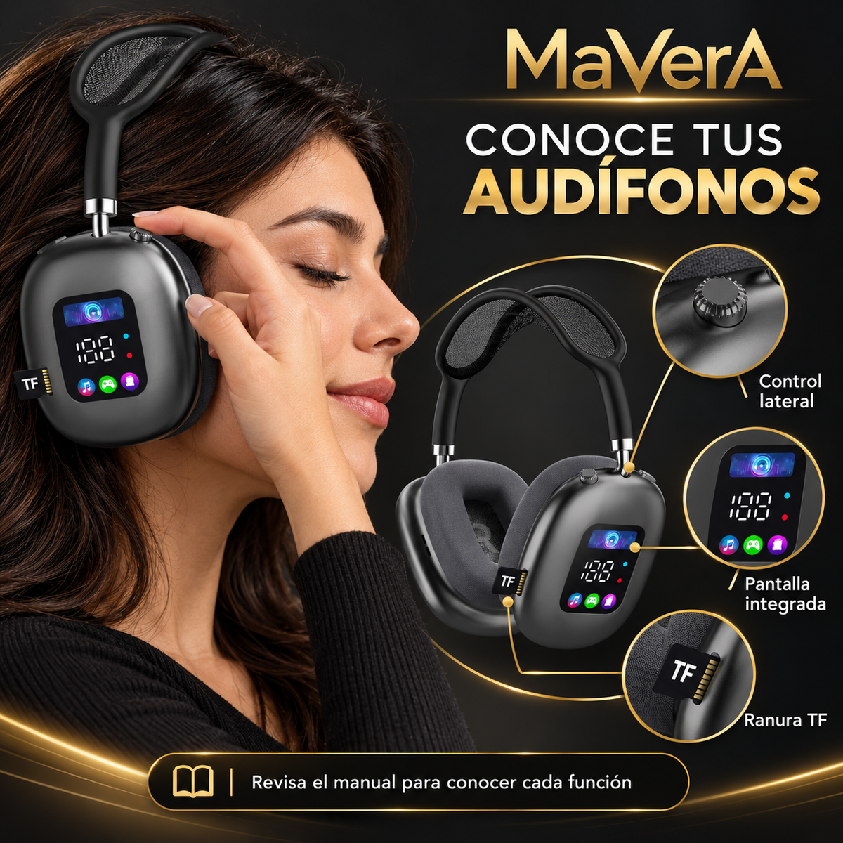 M - Audífonos Inteligentes  Wireless Tou