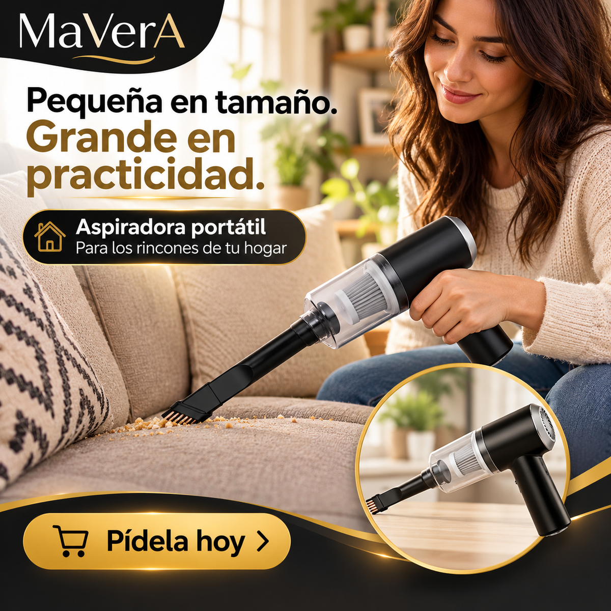 Aspiradora Portátil  Para Auto